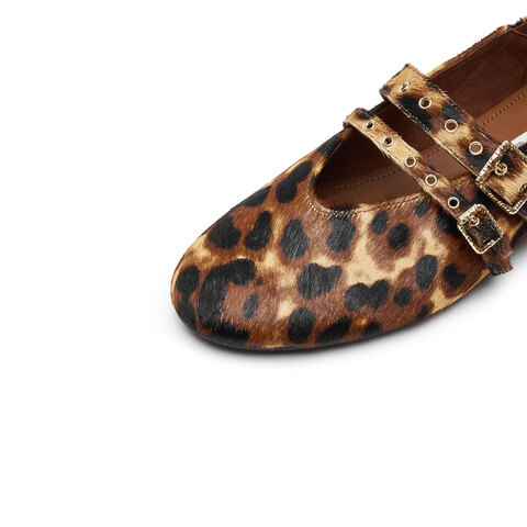 思加图2025春季新款金箔鞋芭蕾舞鞋玛丽珍鞋平底鞋浅口单鞋女鞋子EA918AQ5