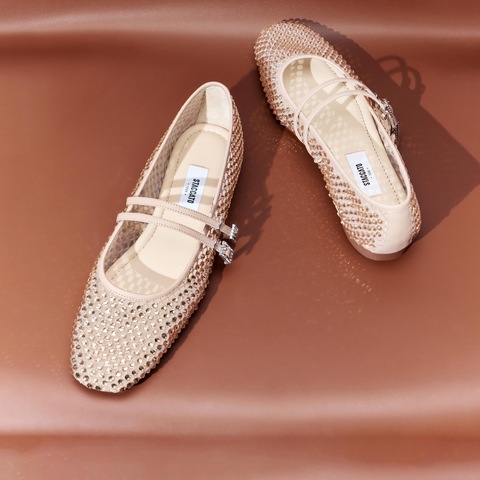 思加图2025春季新款星空鞋玛丽珍鞋平底鞋浅口单鞋优雅女鞋EPQ16AQ5