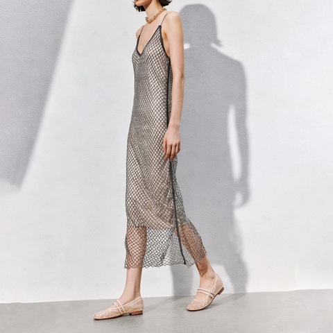 思加图2025春季新款星空鞋玛丽珍鞋平底鞋浅口单鞋优雅女鞋EPQ16AQ5