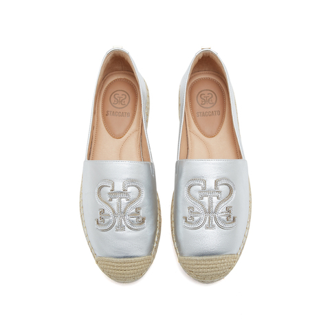 思加图2025春季新款渔夫鞋一脚蹬懒人鞋女单鞋EDT12AA5