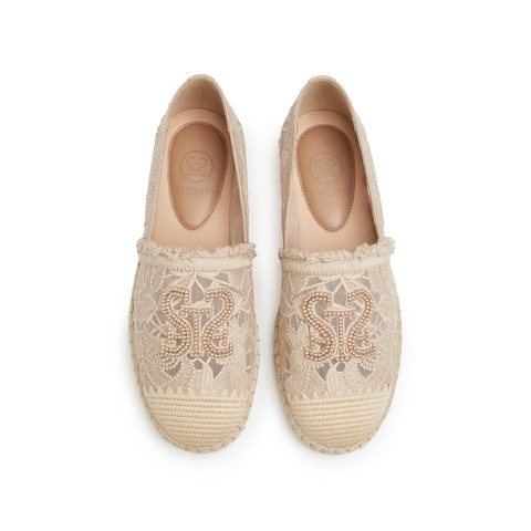 思加图2025春季新款渔夫鞋一脚蹬平底鞋懒人鞋单鞋女鞋9UA89AA5