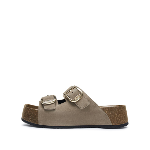 思加图2025夏季新款金沙慢履勃肯拖鞋厚底凉拖鞋外穿女鞋ED104BT5