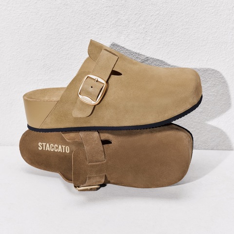 思加图2025春季新款摩卡庄园勃肯鞋厚底增高凉拖鞋女凉鞋ET001AH5