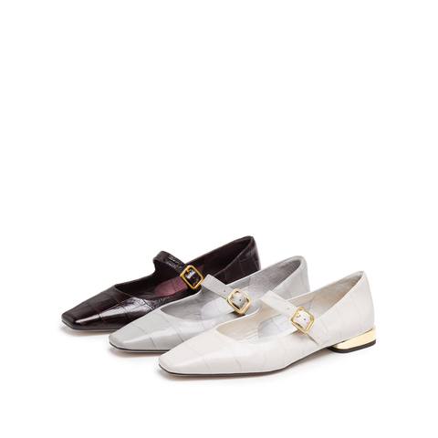 思加图2025秋季新款Annie安妮玛丽珍鞋平底鞋浅口单鞋女鞋EWV08CQ5