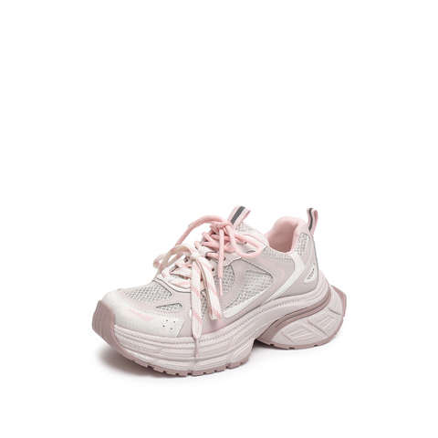 思加图2025秋季新款百搭老爹鞋厚底增高休闲运动鞋透气女鞋J6082CM5