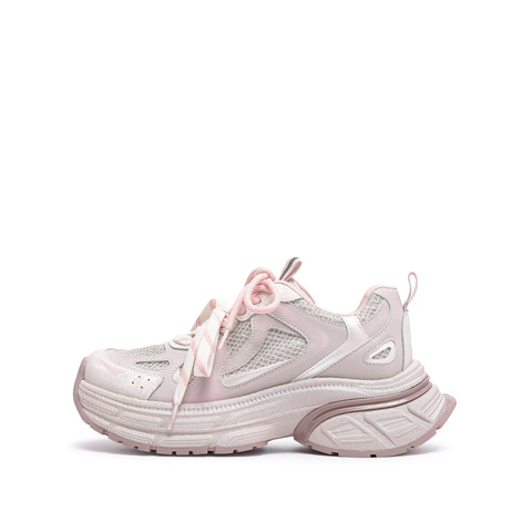 思加图2025秋季新款百搭老爹鞋厚底增高休闲运动鞋透气女鞋J6082CM5