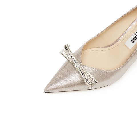 思加图2025秋季新款蝴蝶水星优雅婚鞋细高跟鞋浅口单鞋女鞋EF908CQ5