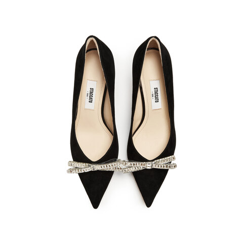 思加图2025秋季新款蝴蝶水星优雅婚鞋细高跟鞋浅口单鞋女鞋EF908CQ5