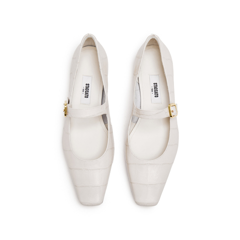 思加图2025秋季新款Annie安妮玛丽珍鞋平底鞋浅口单鞋女鞋EWV08CQ5