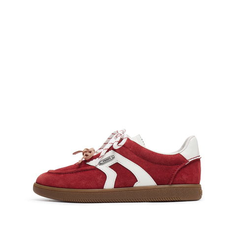 思加图2025秋季新款小音符复古德训鞋运动休闲板鞋女单鞋EE934CM5