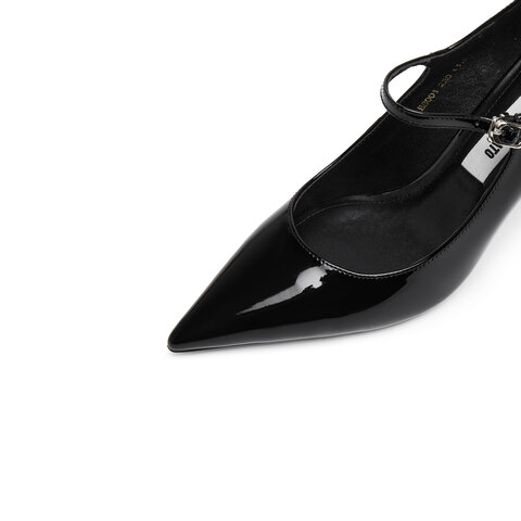 思加图2025秋季新款红玫瑰优雅玛丽珍鞋婚鞋高跟鞋浅口单鞋女H8001CQ5