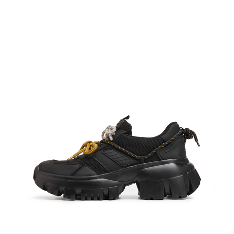 思加图2025秋季新款星河蝴蝶老爹鞋厚底透气运动休闲鞋女ECE09CM5