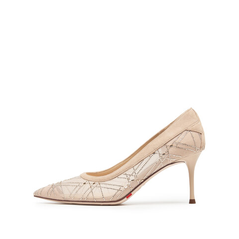 思加图2025秋季新款六芒星仙女风婚鞋高跟鞋浅口单鞋优雅女ECJ04CQ5