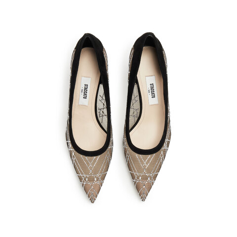 思加图2025秋季新款六芒星仙女风婚鞋高跟鞋浅口单鞋优雅女ECJ04CQ5