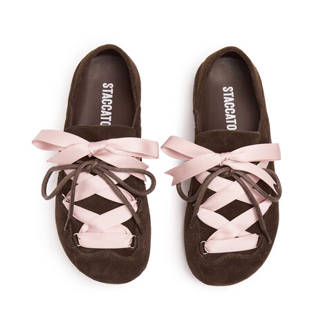 思加图2025秋季新款复古大头鞋勃肯鞋平底鞋休闲鞋单鞋女鞋Y8882CM5