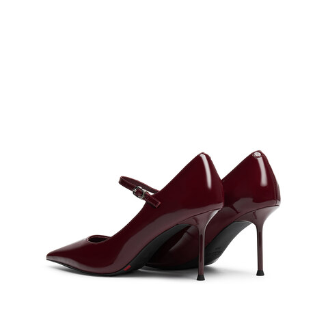 思加图2025秋季新款红玫瑰优雅玛丽珍鞋婚鞋高跟鞋浅口单鞋女H8001CQ5