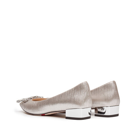 思加图2025秋季新款方糖水星仙女风单鞋浅口尖头平底鞋女鞋EG418CQ5