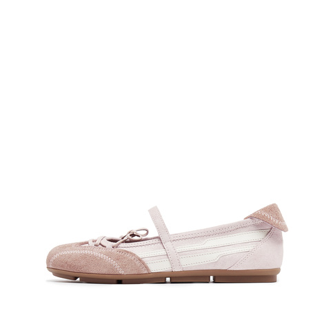 思加图2025秋季新款甜美芭蕾舞鞋浅口单鞋平底鞋减龄女鞋EG702CQ5