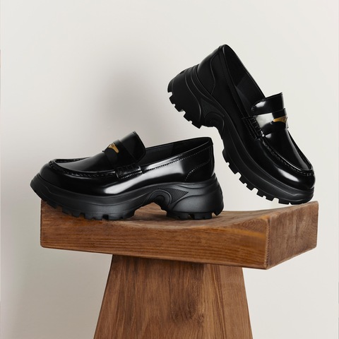 思加图2025秋季新款小海鸥英伦风乐福鞋厚底增高休闲鞋女EFU46CA5