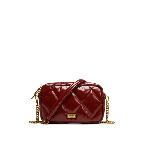 思加图2025秋季新款通勤小方包绗缝包菱格链条包单肩斜挎包X8262CX5