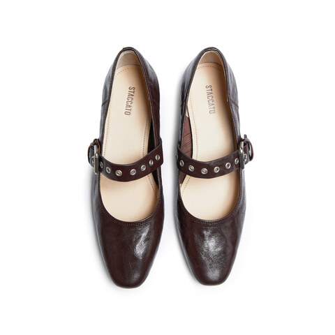 思加图2025秋季新款法式玛丽珍鞋奶油鞋浅口单鞋粗跟女鞋J7160CQ5