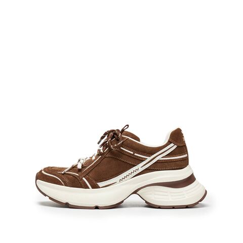 思加图2025秋季新款元气蝴蝶老爹鞋厚底增高运动休闲鞋女ECE92CM5