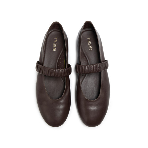 思加图2025秋季新款复古玛丽珍鞋平底鞋芭蕾舞鞋单鞋女鞋EA923CQ5