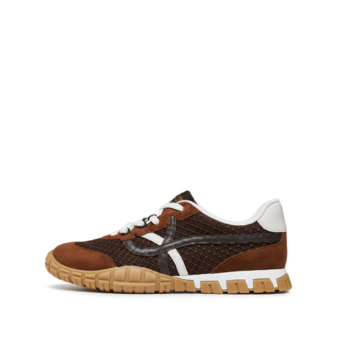 思加图2025秋季新款华芙鞋复古德训鞋运动休闲鞋透气女鞋EHV02CM5