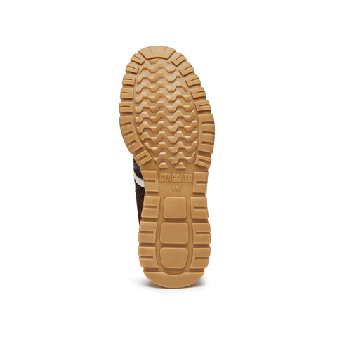 思加图2025秋季新款华芙鞋复古德训鞋运动休闲鞋透气女鞋EHV02CM5