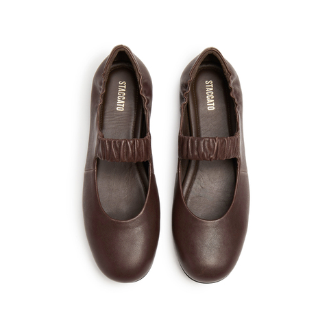 思加图2025秋季新款梧桐日记玛丽珍鞋芭蕾舞鞋平底单鞋女EGC02CQ5