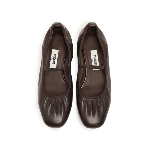 思加图2025秋季新款东京诗集法式玛丽珍鞋粗跟浅口单鞋女鞋EGS05CQ5