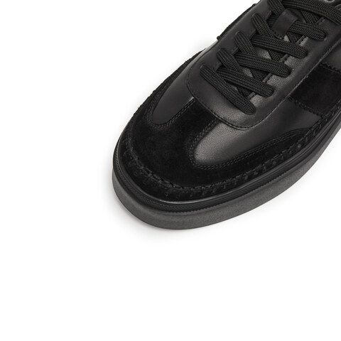 思加图2025秋季新款灰白格德训鞋阿甘鞋厚底运动休闲鞋男H2861CM5