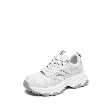 思加图2025秋季新款百搭老爹鞋厚底增高运动休闲鞋透气女J8268CM5