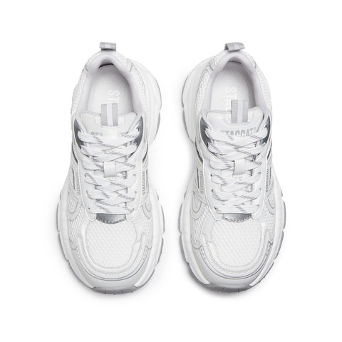 思加图2025秋季新款百搭老爹鞋厚底增高运动休闲鞋透气女J8268CM5