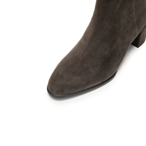 思加图2025冬季新款雾都恋人时装靴粗跟短靴气质通勤女靴EH701DD5