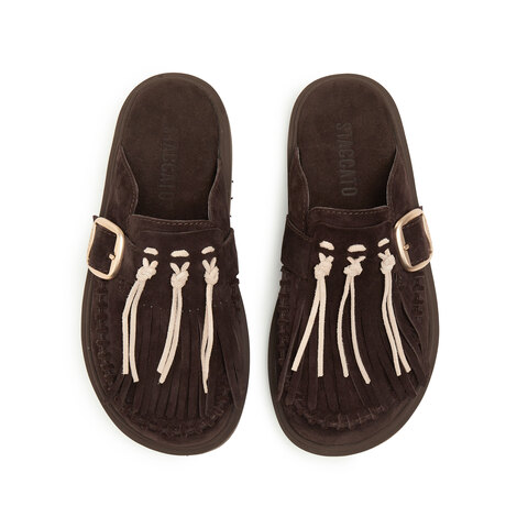 思加图2025秋季新款复古勃肯鞋一字拖厚底增高凉拖鞋女鞋F2510CH5