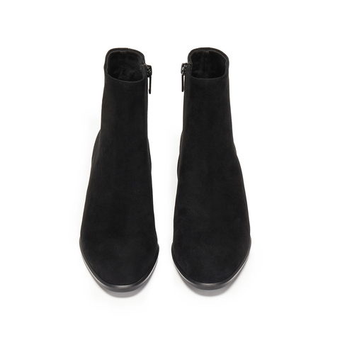 思加图2025冬季新款雾都恋人时装靴粗跟短靴气质通勤女靴EH701DD5