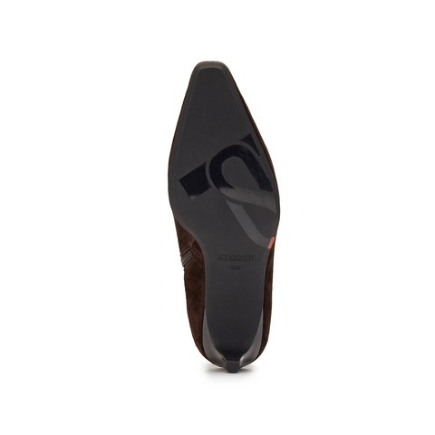 思加图2025冬季新款气质通勤短靴时装靴细跟黑色靴子女靴H2668DD5