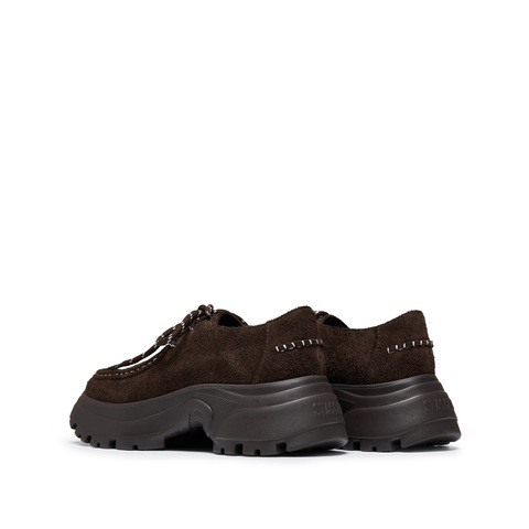 思加图2025秋季新款海豚奇境复古袋鼠鞋厚底增高单鞋女鞋EFU44CM5