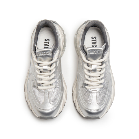 思加图2025秋季新款百搭老爹鞋厚底增高运动休闲鞋女鞋子X2601CM5