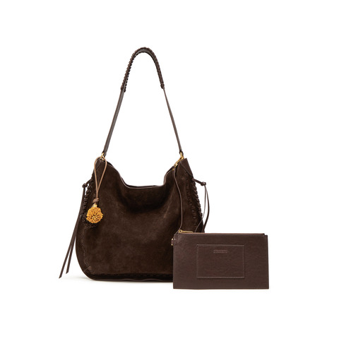 思加图2025冬季新款游牧包托特包大容量单肩包复古背提包X8325DX5