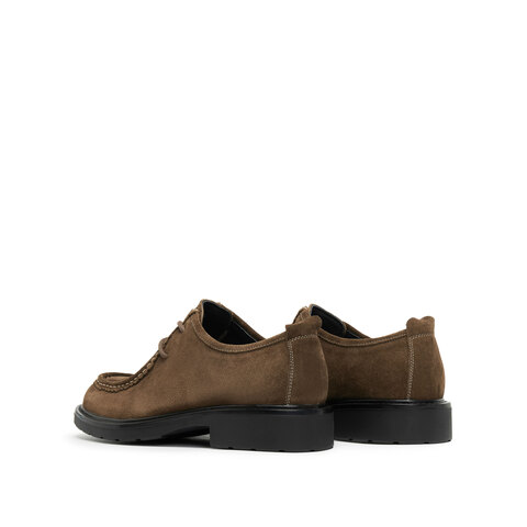 思加图2025秋季新款理查德复古休闲皮鞋商务正装粗跟男鞋H2516CM5