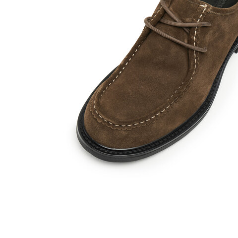 思加图2025秋季新款理查德复古休闲皮鞋商务正装粗跟男鞋H2516CM5