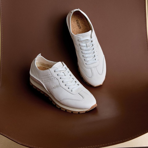 思加图2025秋季新款云步鞋德训鞋阿甘鞋小白鞋休闲鞋男鞋H2716CM5