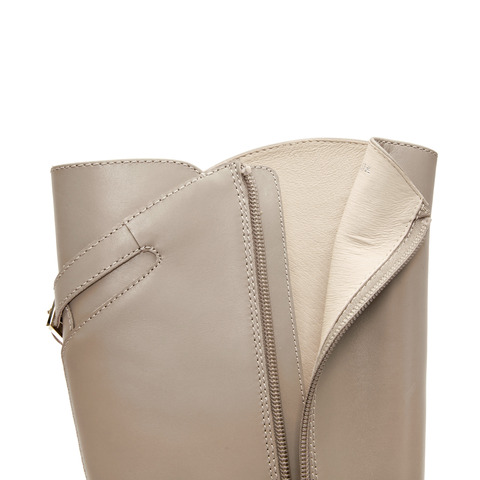 思加图2025冬季新款骑士乐章长筒靴及膝靴粗跟骑士靴女靴EC326DG5