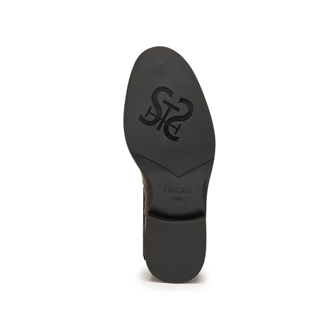 思加图2025冬季新款英伦风西部靴牛仔靴中靴时装靴女靴子Z0521DZ5