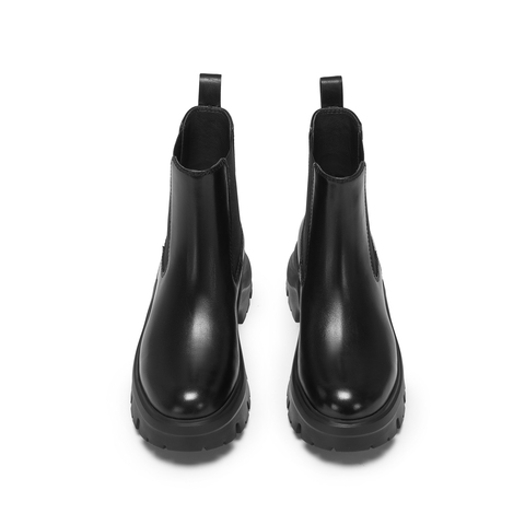 思加图2025冬季新款英伦风运动靴切尔西靴厚底增高短靴女EJA02DD5