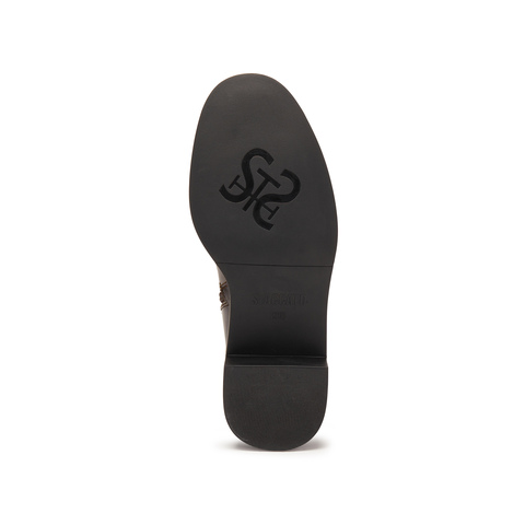 思加图2025冬季新款蝶翼骑士长靴骑士靴时装靴粗跟女靴子EC342DG5