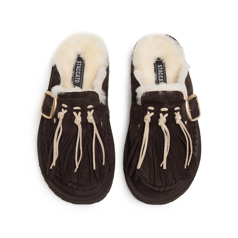 思加图2025秋季新款复古勃肯鞋一字拖厚底增高凉拖鞋女鞋F2510CH5