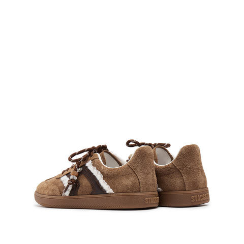 思加图2025秋季新款百搭复古德训鞋阿甘鞋运动休闲鞋女鞋EE932CM5